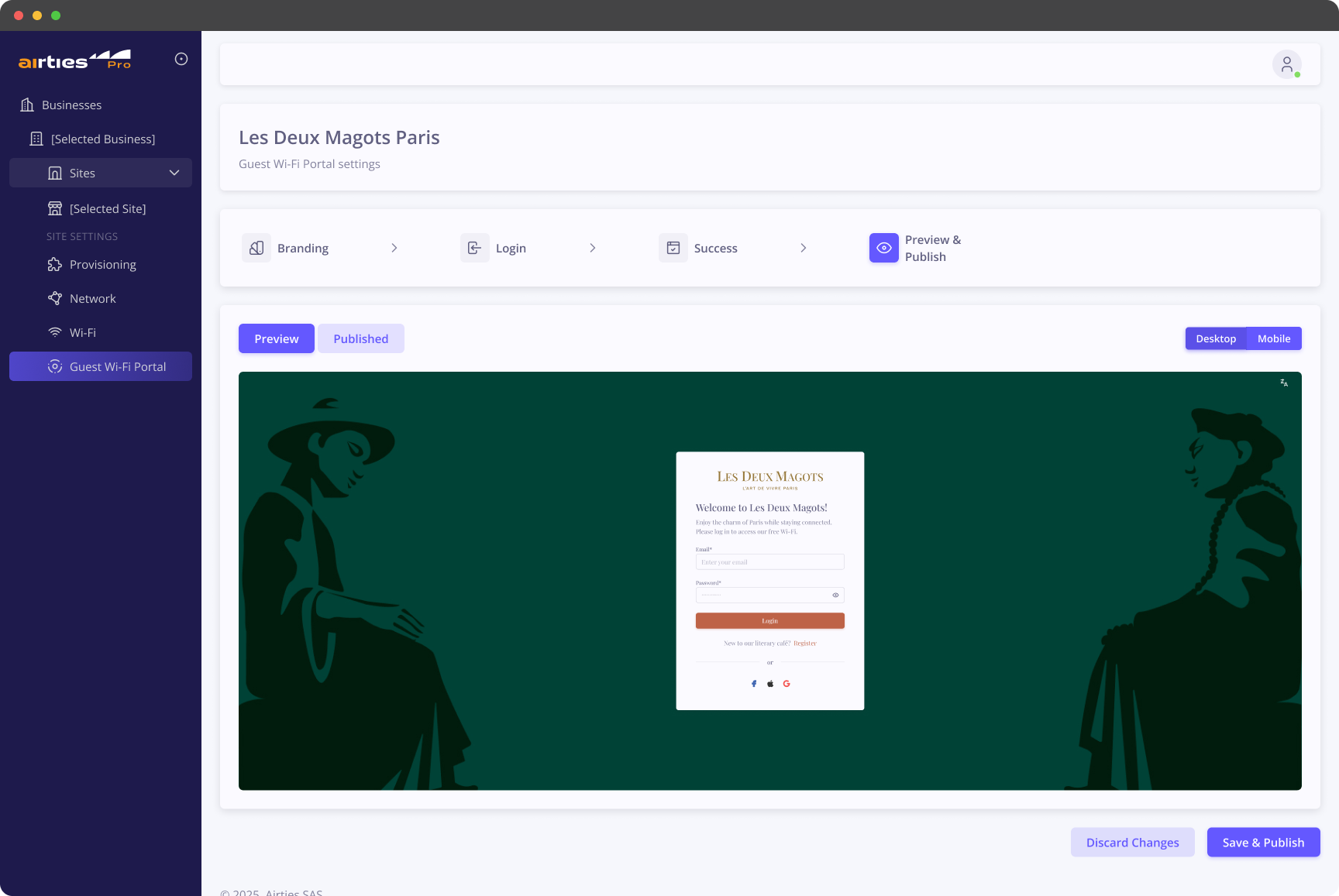 Captive Portal Preview