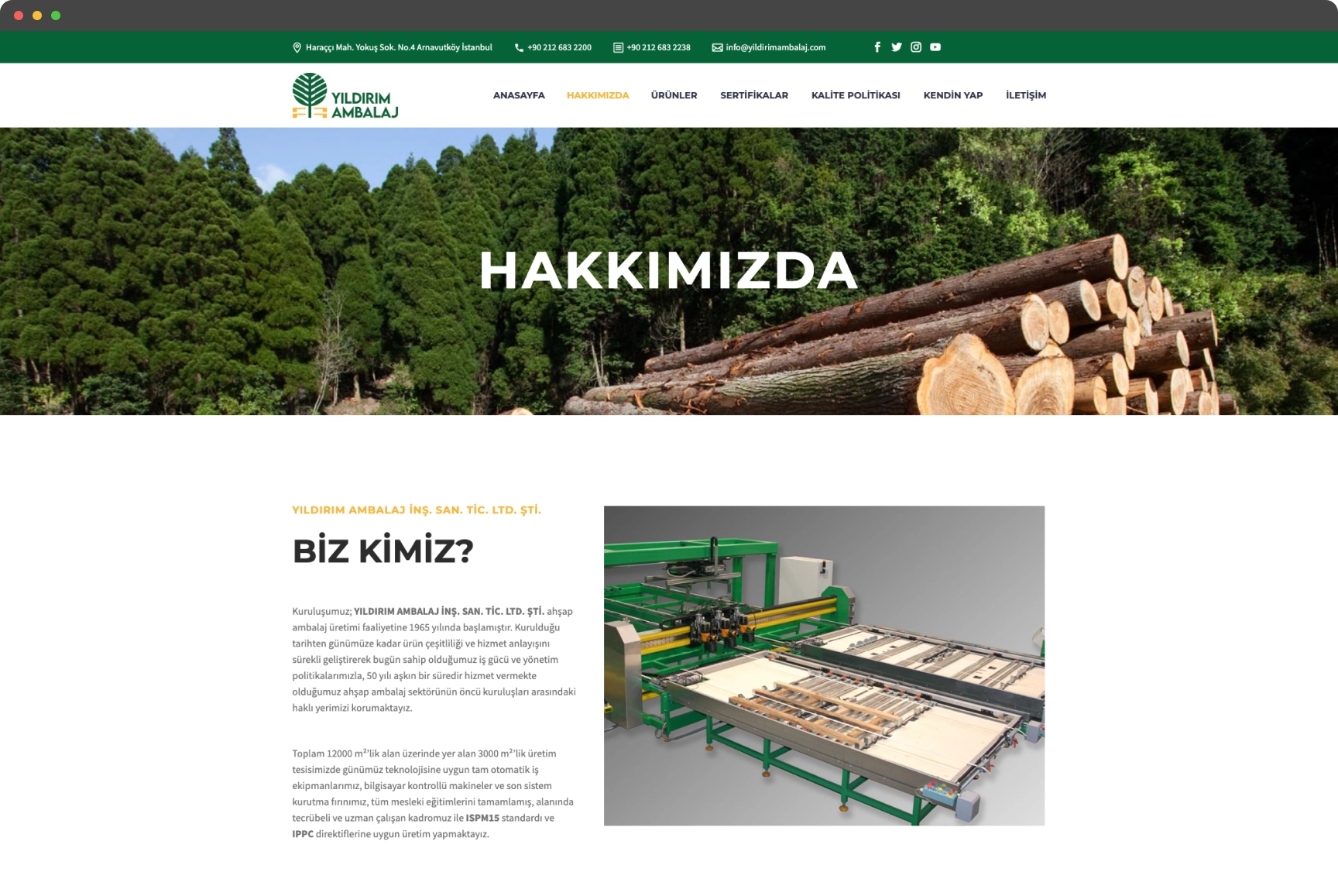 Website About Page